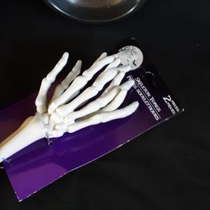 COPY - 💀 Skeleton Arms/Hands Tongs Salad Spoons Halloween Dining Utensils Props